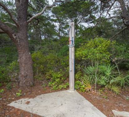 Cool off in the outdoor shower