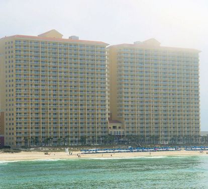 Walk out on the pier and take a look at Calypso resort