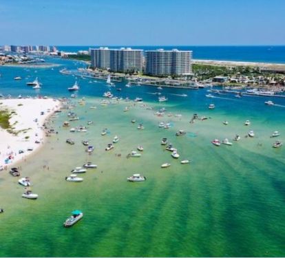 Easy Boat Access to Shallow Water Shoals, Islands, Restaurants, and Bars 