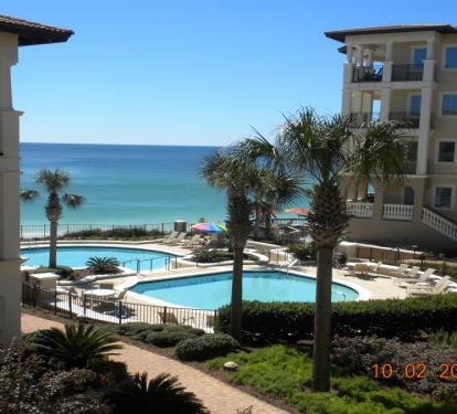 Gulf View from Balcony