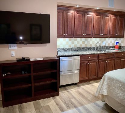 Master Bedroom Suite #2 - Private Kitchenette with Large TV/DVD