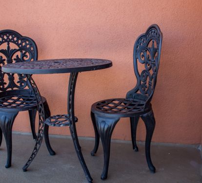 Balcony and bistro set