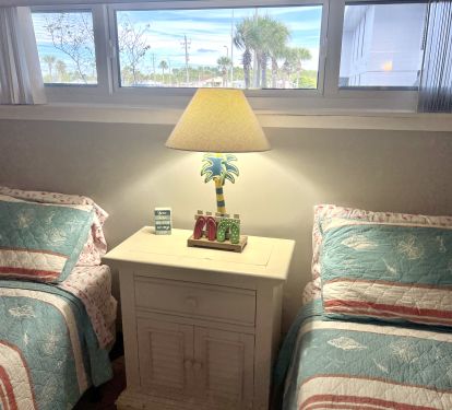 QUEEN SIZE BEDS with TV, Bath Access, and Walk-in Closet await your GUESTS!