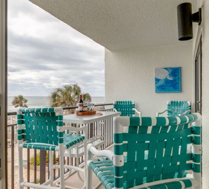 BEACH FRONT BALCONY