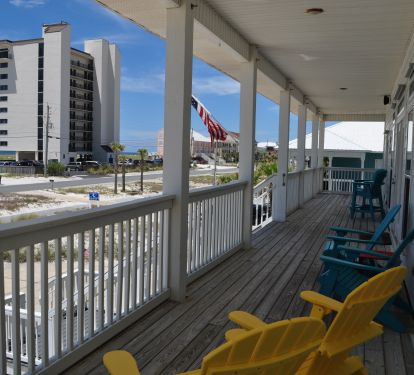 Enjoy Gulf views from your front porch 