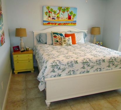 Guest Bedroom with King Bed, HD Flat Screen TV and DVD player