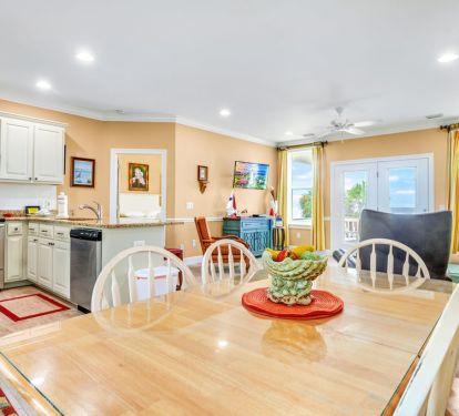 Dining, Living Room and Kitchen