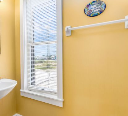 1/2 Bath off Kitchen