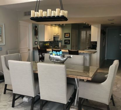 Dining room with seating for 8