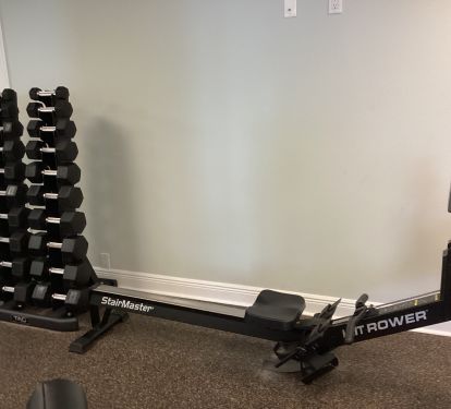 All new equipment in the fitness room