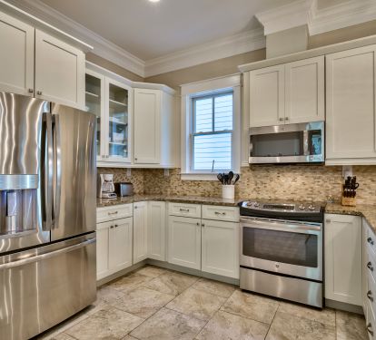 Spacious fully equipped kitchen perfect for preparing family meals!