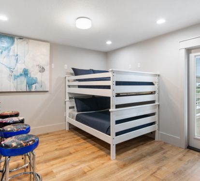 Extra set of bunks on the third floor