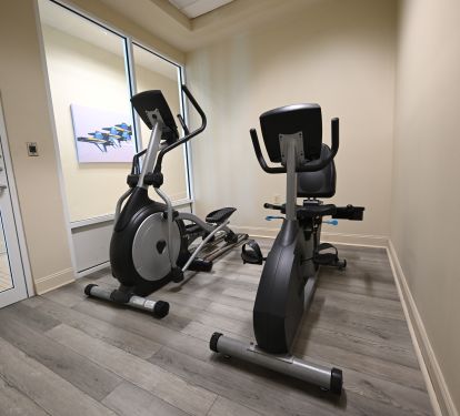 Fitness room at the Perdido Sun