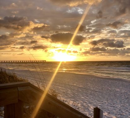 Sunrise on the beach