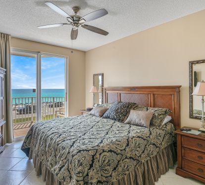 Master Bedroom looking Out Toward The Gulf