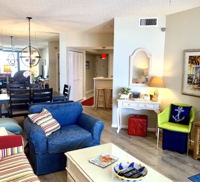 Plenty of comfortable seating and a queen sofa sleeper. 
