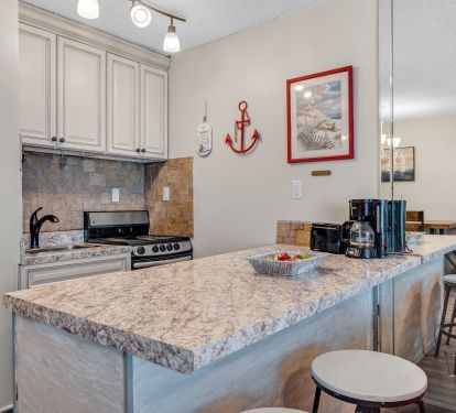 Fully Equipped Kitchen for Easy Beach Meals