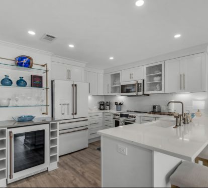 New appliances compliment this beautiful kitchen