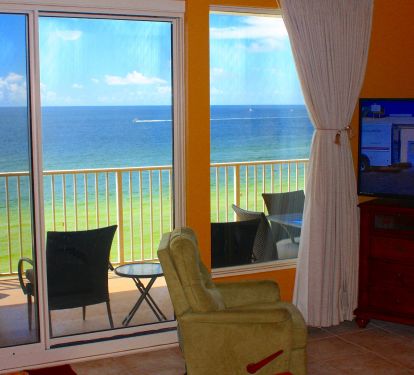 View from our Great room looking over the Gulf of Mexico
