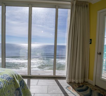 Door in each bedroom opens to the balcony. Ocean view from everywhere!