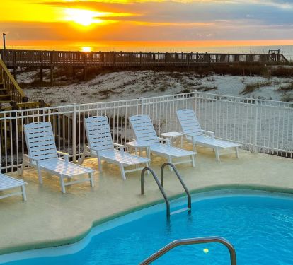 Sunrising over Dolphin View Duplex!