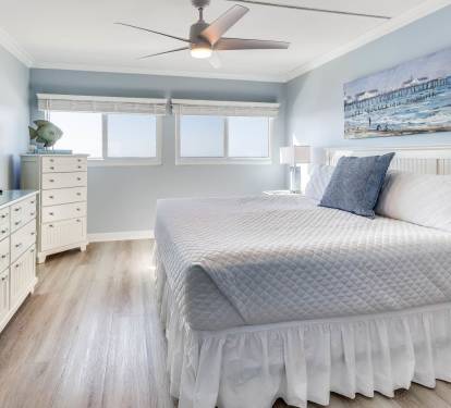 King master suite with a view!