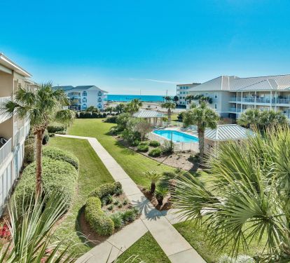 View of the Gulf and Pool