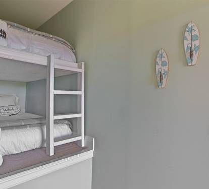 2 bunkbeds outside master bedroom