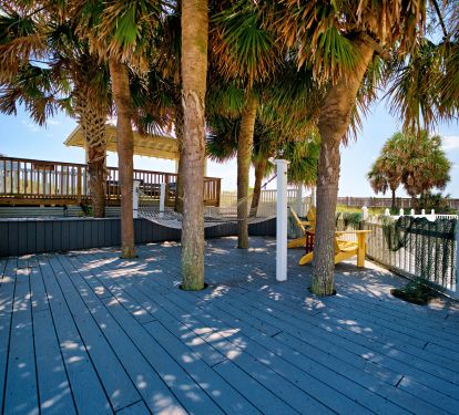 Pool area with Hammocks