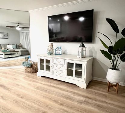 Enjoy free Cable or Streaming on our 70-in. Smart TV!