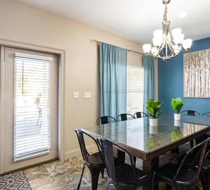 Dining room table seats 10