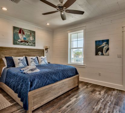 King #2 (ALL bedrooms have PRIVATE ATTACHED BATH!)  balcony with views to beach