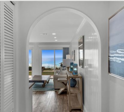 Hall looking into paradise