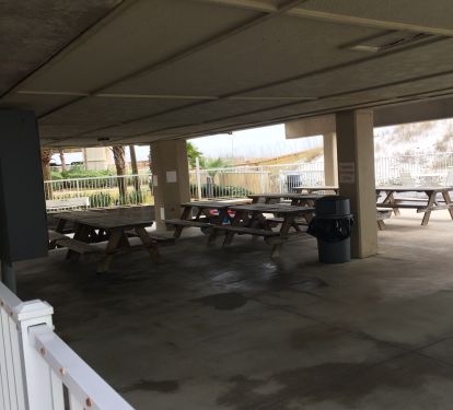 Covered picnic area