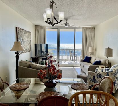 Dining room and living room