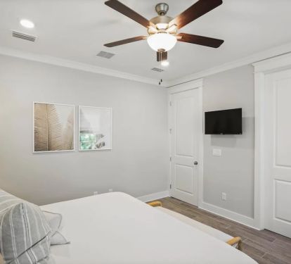Master Bedroom with King Size Bed