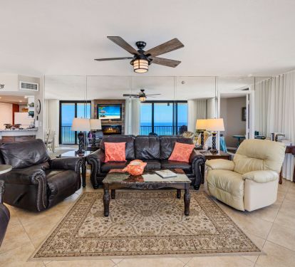 spacious living room