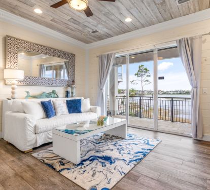 Second Floor Living Room Area with Additional Sleeper Sofa