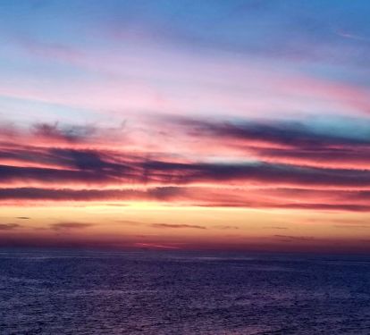 Gorgeous sunsets from your balcony.
