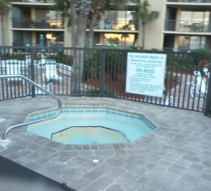Hot Tub: You must be 15 to enter hot tub area.