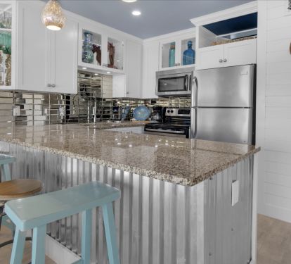 Spectacular kitchen with stainless appliances 