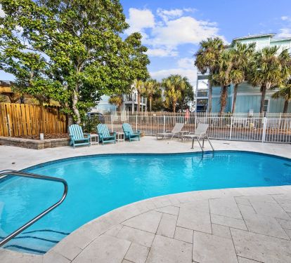 This beautiful home also has a private pool and grilling area.