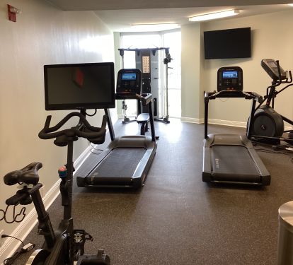 All new equipment in the renovated fitness room