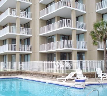 my condo is the unit on the left of the palm tree on the second floor.