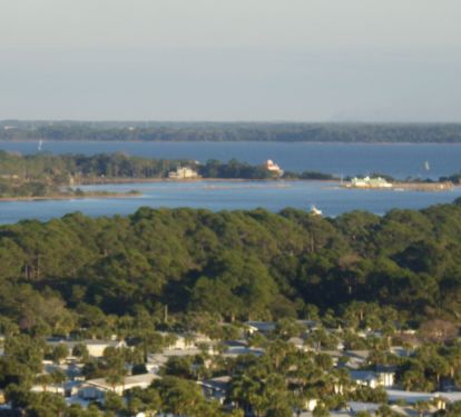 View of the bay