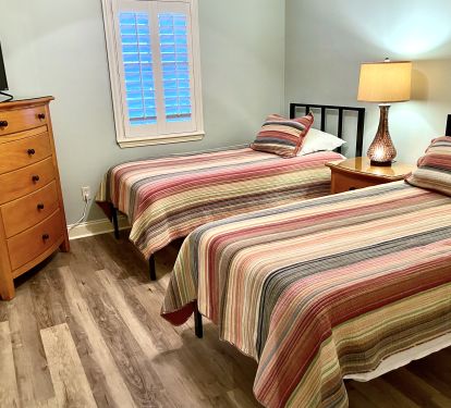 Bedroom #2- Twins that can convert to a King size sleeping area