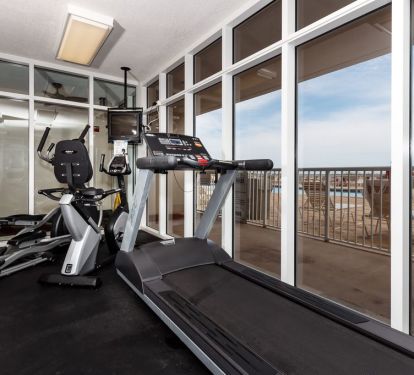 Enjoy our poolside, oceanfront gym!
