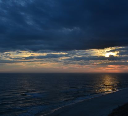 Beautiful evening beach sunset from Perdido Sun Condo 906