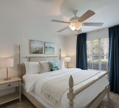 Bright and spacious second lower level king bedroom