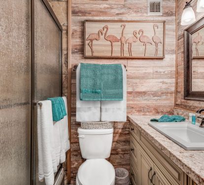 Our beautiful bathroom!